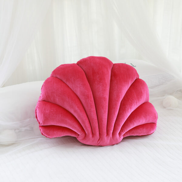 Shell-Shaped Pillow Cushion – Soft Plush Nap Pillow & Decorative Doll