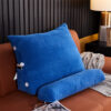 Lumbar Support Backrest Pillow – Bedside & Sofa Cushion for Waist Support