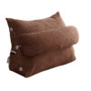 Lumbar Support Backrest Pillow – Bedside & Sofa Cushion for Waist Support