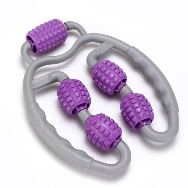 Full-Body U-Shape Massage Tool – Trigger Point Roller for Neck, Arms & Legs