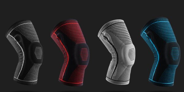 Sports Knee Pads with Silicone Spring Support – Patella Protection Brace