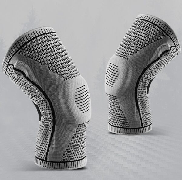 Sports Knee Pads with Silicone Spring Support – Patella Protection Brace
