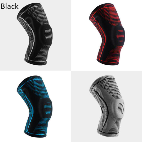 Sports Knee Pads with Silicone Spring Support – Patella Protection Brace