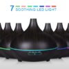 Wood Grain Aromatherapy Lamp – Remote Control Home Diffuser & Light