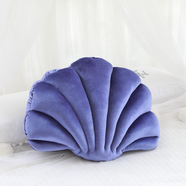 Shell-Shaped Pillow Cushion – Soft Plush Nap Pillow & Decorative Doll