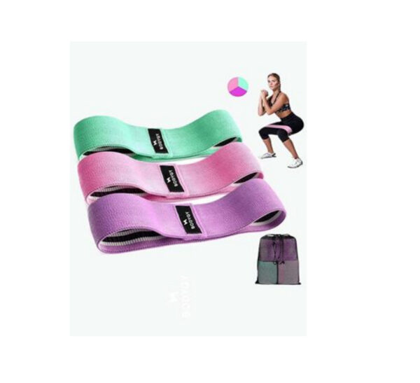 Elastic Hip Resistance Band – Fitness & Yoga Glute Activation Circle
