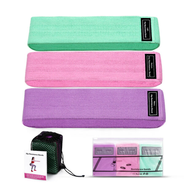 Elastic Hip Resistance Band – Fitness & Yoga Glute Activation Circle