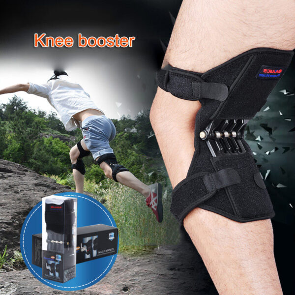 High-Quality Spring Knee Brace – Patella Support & Booster for Sports & Mountaineering