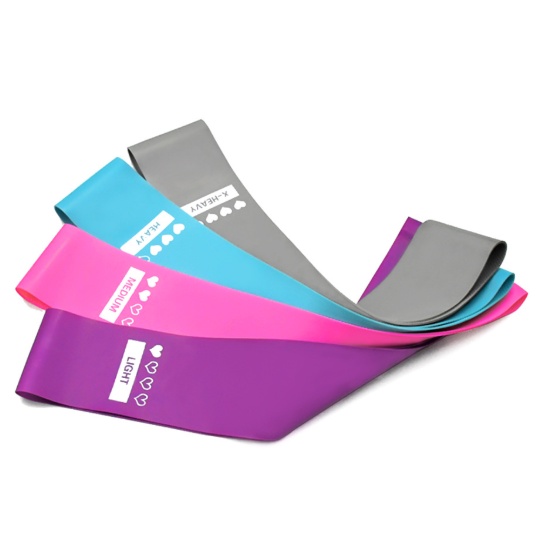 Elastic Resistance Bands – Booty, Fitness & Yoga Mini Bands for Gym Training