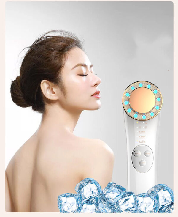 7-in-1 Facial Massager – Galvanic High-Frequency Face Lifting & Tightening Machine