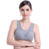 Breathable Wireless Sports Bra Vest – Light Support with Beauty‑Back Style