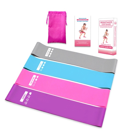 Elastic Resistance Bands – Booty, Fitness & Yoga Mini Bands for Gym Training