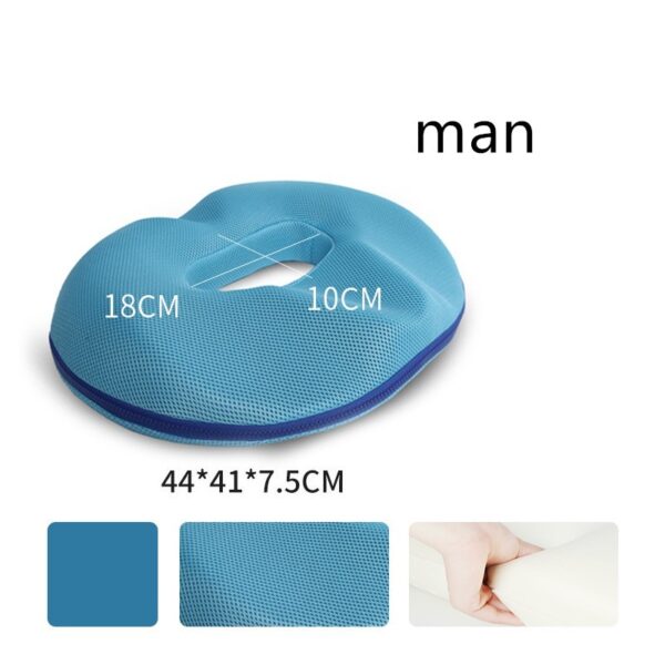 Memory Foam Seat Cushion – Ergonomic Pillow for Office Chairs
