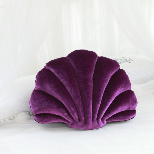Shell-Shaped Pillow Cushion – Soft Plush Nap Pillow & Decorative Doll