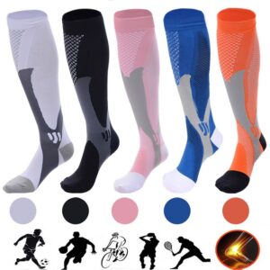 Graduated Compression Socks – Boost Circulation & Recovery for Running, Travel & Sports