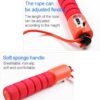 Adjustable Skipping Rope with Counter – Wear-Resistant Foam Handle for Fitness Training