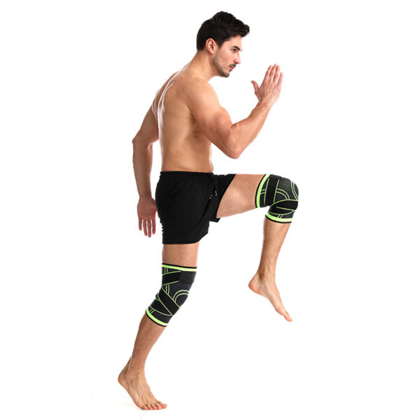 "Outdoor Sports Knee Pads – Breathable Pressure Support for Fitness, Cycling & Basketball