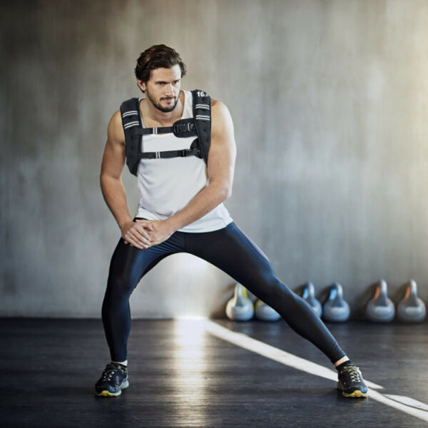 Training Weight Vest Workout Equipment With Adjustable Buckles And Mesh Bag