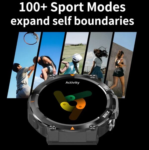 MAX18 Men’s Smartwatch – 1.43” AMOLED Display, BT Calling & AI Voice Control