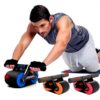 Double Wheel Ab Roller with Automatic Rebound – Core Trainer for Home & Gym Workout