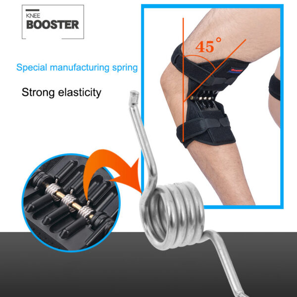 High-Quality Spring Knee Brace – Patella Support & Booster for Sports & Mountaineering