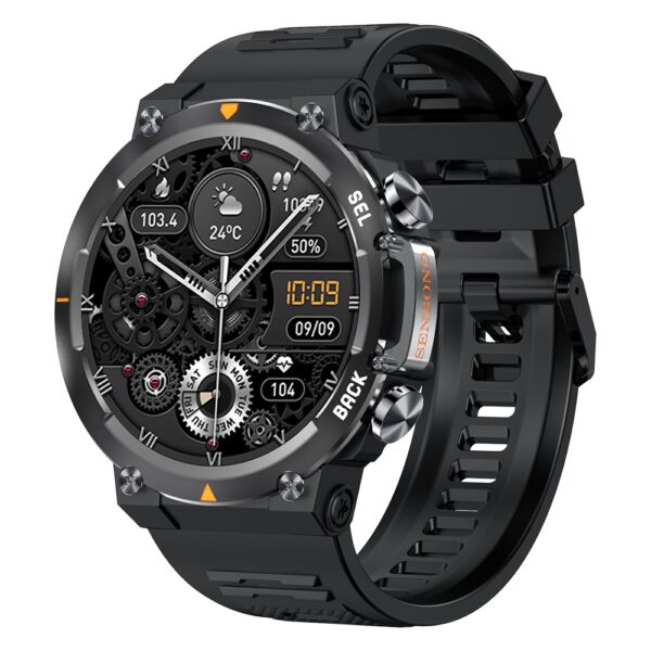 MAX18 Men’s Smartwatch – 1.43” AMOLED Display, BT Calling & AI Voice Control