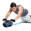 Double Wheel Ab Roller with Automatic Rebound – Core Trainer for Home & Gym Workout