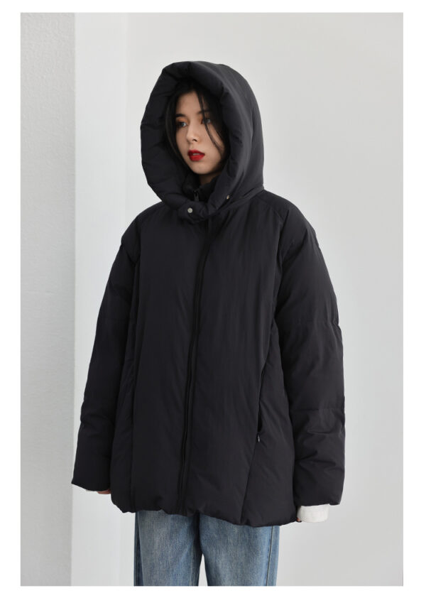 Detachable Hoodie White Duck Down Jacket – Casual 90% Fill