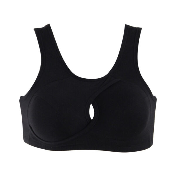 Breathable Wireless Sports Bra Vest – Light Support with Beauty‑Back Style