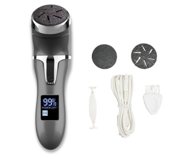 Electric Foot Scrubber – LCD Vacuum Callus Remover & Pedicure Tool