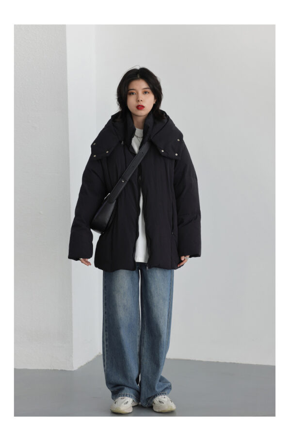Detachable Hoodie White Duck Down Jacket – Casual 90% Fill