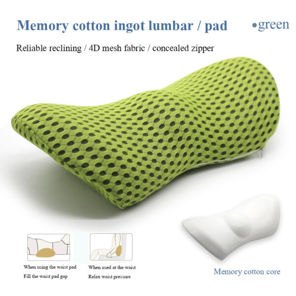Lumbar Support Pillow for Side Sleepers – Pregnancy, Hip, Coccyx & Sciatica Pain Relief Cushion