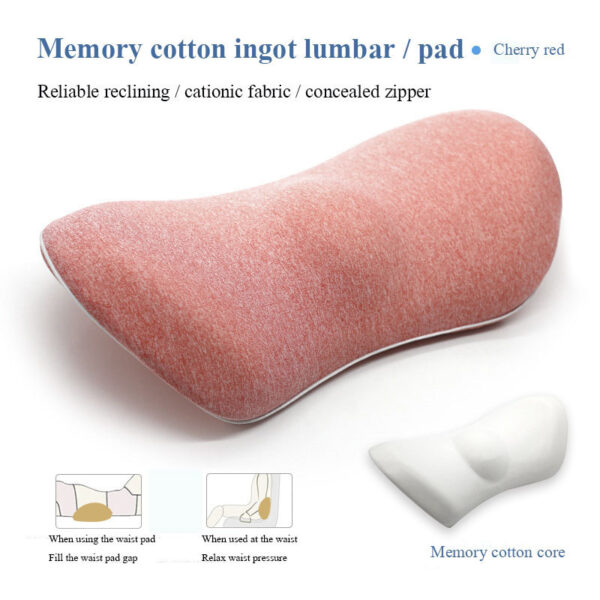 Lumbar Support Pillow for Side Sleepers – Pregnancy, Hip, Coccyx & Sciatica Pain Relief Cushion
