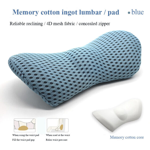 Lumbar Support Pillow for Side Sleepers – Pregnancy, Hip, Coccyx & Sciatica Pain Relief Cushion