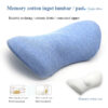 Lumbar Support Pillow for Side Sleepers – Pregnancy, Hip, Coccyx & Sciatica Pain Relief Cushion