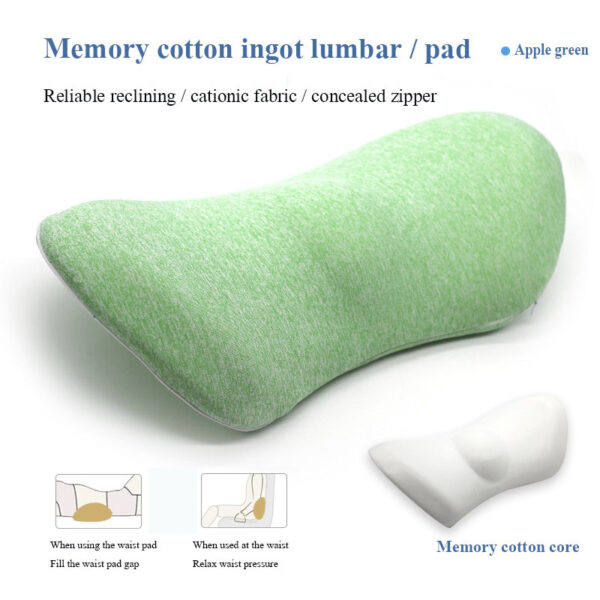 Lumbar Support Pillow for Side Sleepers – Pregnancy, Hip, Coccyx & Sciatica Pain Relief Cushion
