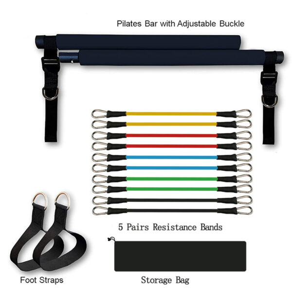 Pilates Bar with Resistance Bands