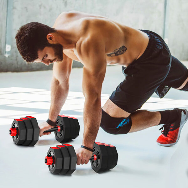 Octagonal Dumbbell Barbell Set